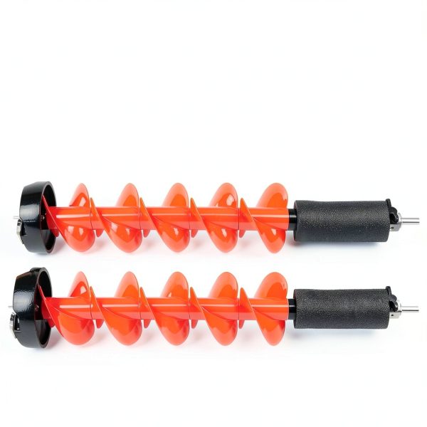 Zunate Nylon Ice Auger 28in with Drill Adapter and Float Design-4