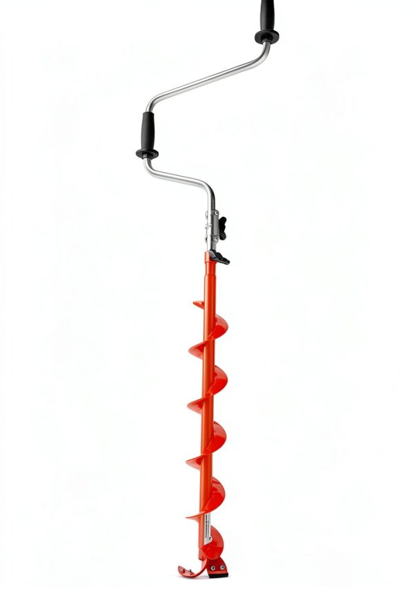 Ice Auger THUNDERBAY Dual Curved Steel 4in-1
