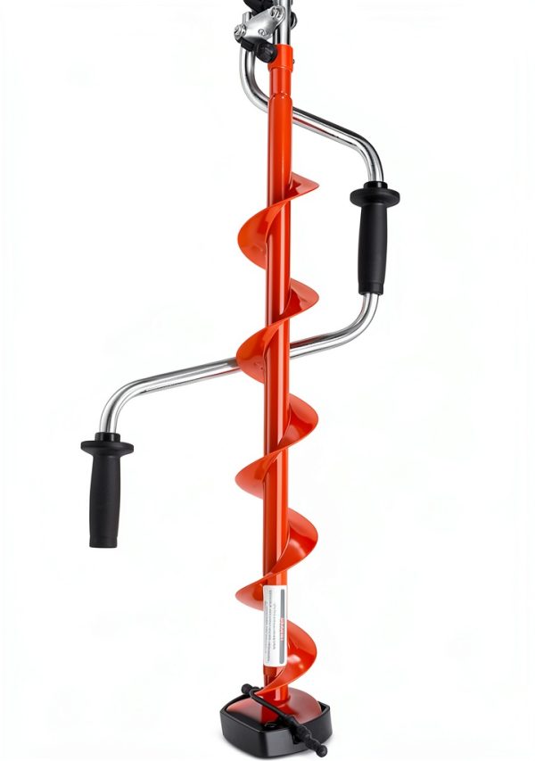 Ice Auger THUNDERBAY Dual Curved Steel 4in-0