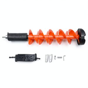 Zunate Nylon Ice Auger 28in with Drill Adapter and Float Design-0