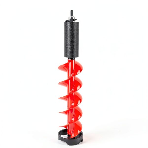 Zunate Nylon Ice Auger 28in with Drill Adapter and Float Design-3