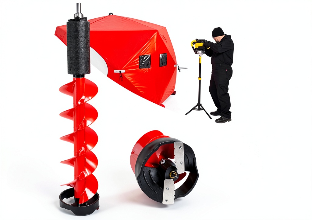 Yunseity Ice Auger in action
