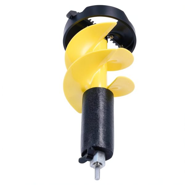 KIMISS Electric Ice Auger 8in with Universal Adapter Nylon Drill Bit-2