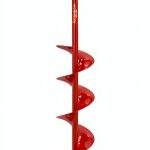 Eskimo Ice Auger Redneck 8in Steel Drill‑Adaptive Bit Red-0