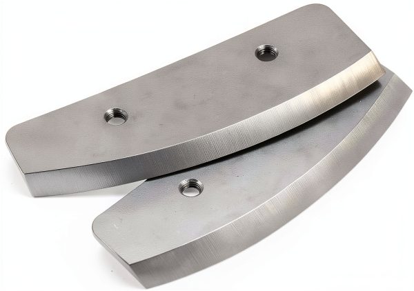 JIOTAR 8" Hand Auger Blades Ice Fishing Stainless Steel Silvery White-0