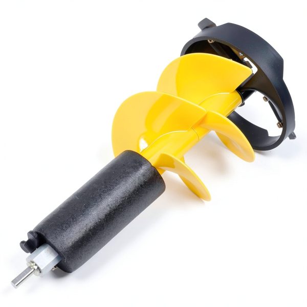 KIMISS Electric Ice Auger 8in with Universal Adapter Nylon Drill Bit-3