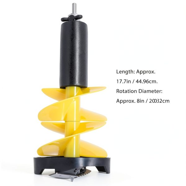 KIMISS Electric Ice Auger 8in with Universal Adapter Nylon Drill Bit-5