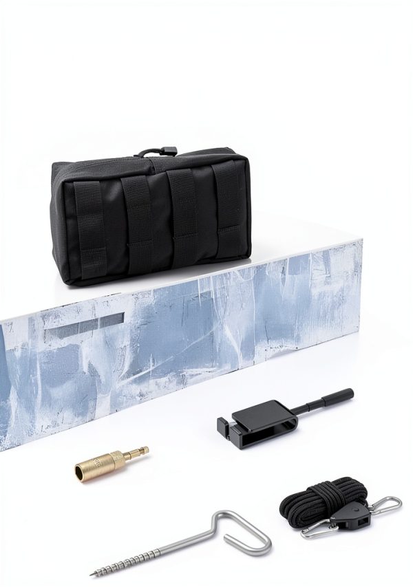 Pawfly Ice Anchor Tool Kit HY8120 Multi-Color Heavy-Duty Ice Fishing-1