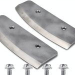 FIX ZHANG 8 Inch Hand Ice Auger Blades RB8 Stainless Steel Gray-0
