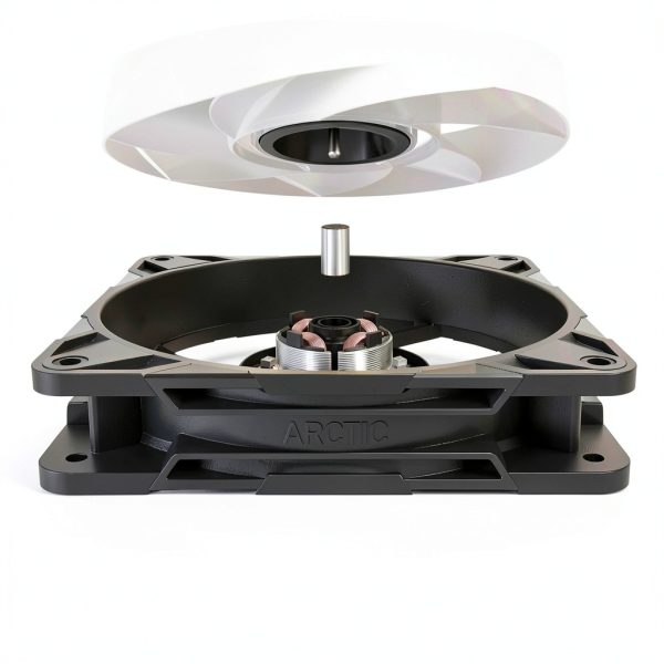ARCTIC P12 Pro Reverse ARGB 120mm Fan 3-Pack Black PWM Y‑Splitter-3