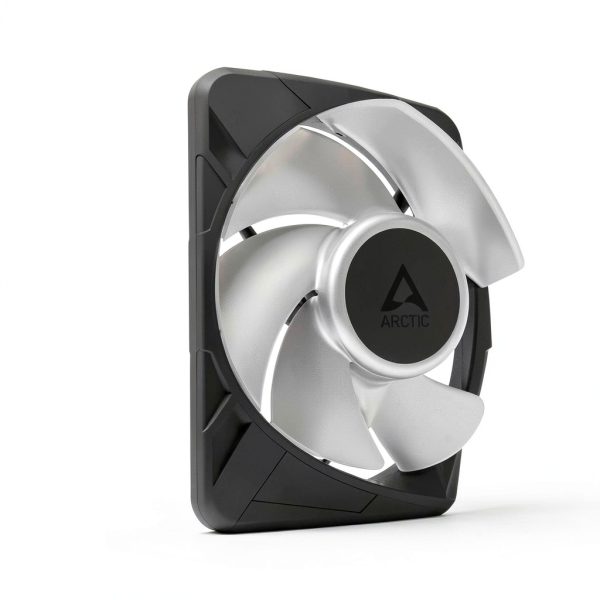 ARCTIC P12 Pro Reverse ARGB 120mm Fan 3-Pack Black PWM Y‑Splitter-4