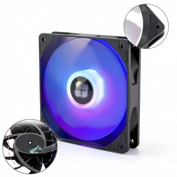 Thermalright TL-C12C-S X3 120mm ARGB CPU Fan with S-FDB Bearing PWM-3