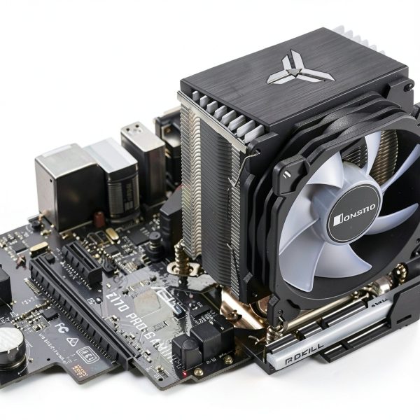 JONSBO CR1400 RGB CPU Air Cooler 92mm PWM with 4 Heat Pipes Black-1