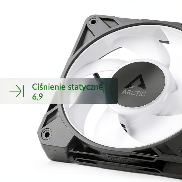 ARCTIC P12 Pro Reverse ARGB 120mm Fan 3-Pack Black PWM Y‑Splitter-7
