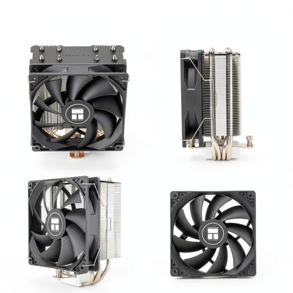 Thermalright Assassin X120 Refined SE CPU Air Cooler, 4 Heat Pipes, TL-C12C PWM Fan, Aluminium Heatsink Cover, AGHP Technology, for AMD AM4/AM5/Intel LGA 1150/1151/1155/1200/1700/1851(AX120 R SE)-4