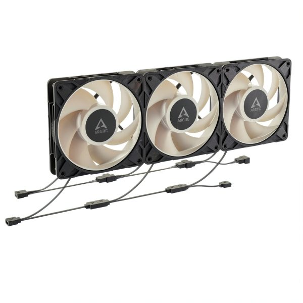 ARCTIC P12 Pro A-RGB - Powerful Premium Fan, 120 mm PWM Fan with Y-Cable Splitter, 600-3000 RPM, 0 RPM <5% PWM, 5V Digital RGB, Fluid Dynamic Bearing, 4-Pin - Black-4
