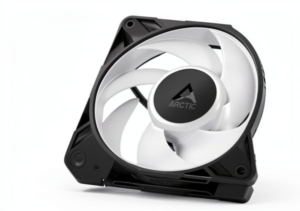 ARCTIC P12 Pro A-RGB - Powerful Premium Fan, 120 mm PWM Fan with Y-Cable Splitter, 600-3000 RPM, 0 RPM <5% PWM, 5V Digital RGB, Fluid Dynamic Bearing, 4-Pin - Black-1
