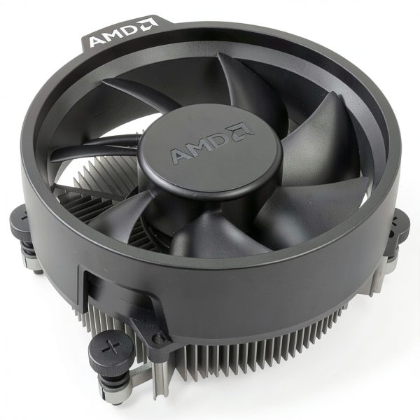 AMD Wraith Stealth Socket AM4 4-Pin Connector CPU Cooler with Aluminum Heatsink & 3.93-Inch Fan (Slim)-0