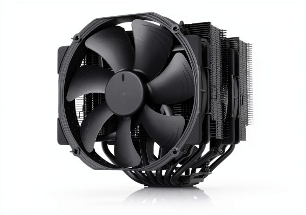 Noctua NH-D15 chromax.Black, Dual-Tower CPU Cooler (140mm, Black)-0